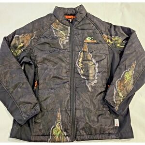 Mossy Oak Men's Breakout Eclipse Camo Zip Pockets Jacket Size Large 40/42